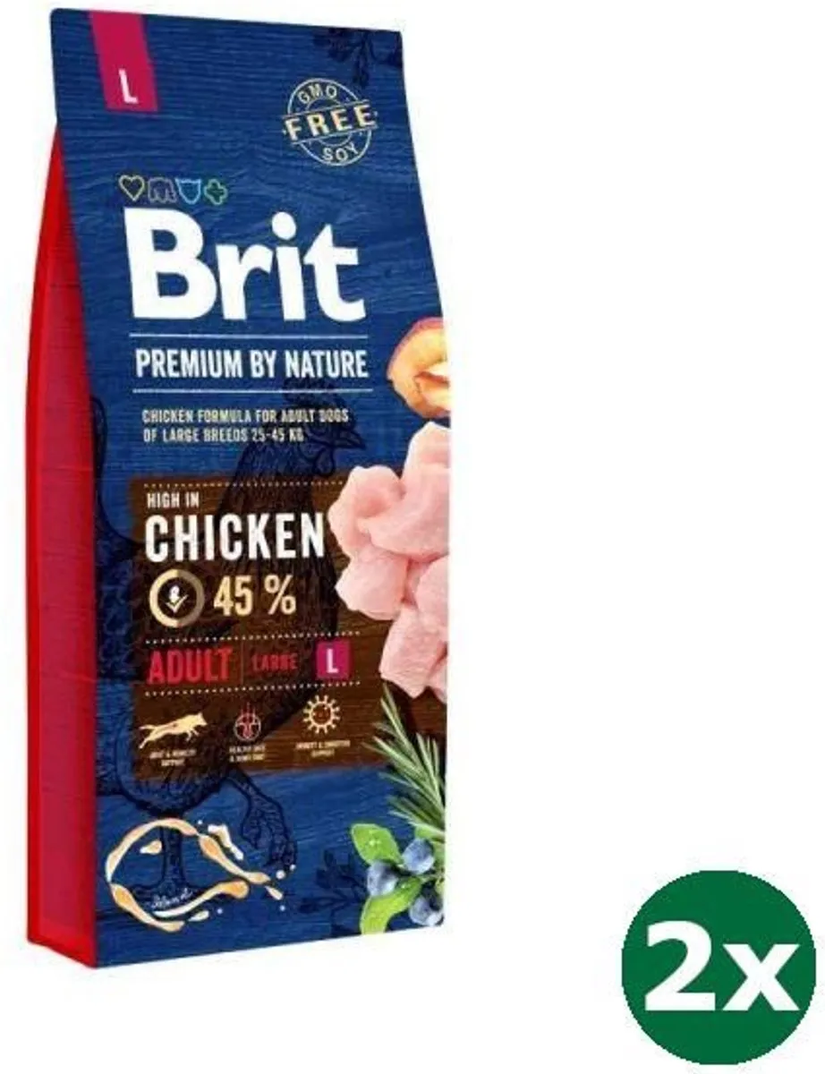 Brit Premium by Nature Adult Large Breed Hondenvoer
