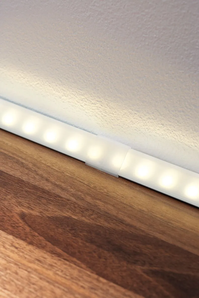 Paulmann LED Strip Profiel Delta Verbindingen Cover - 4 Stuks - Satijn