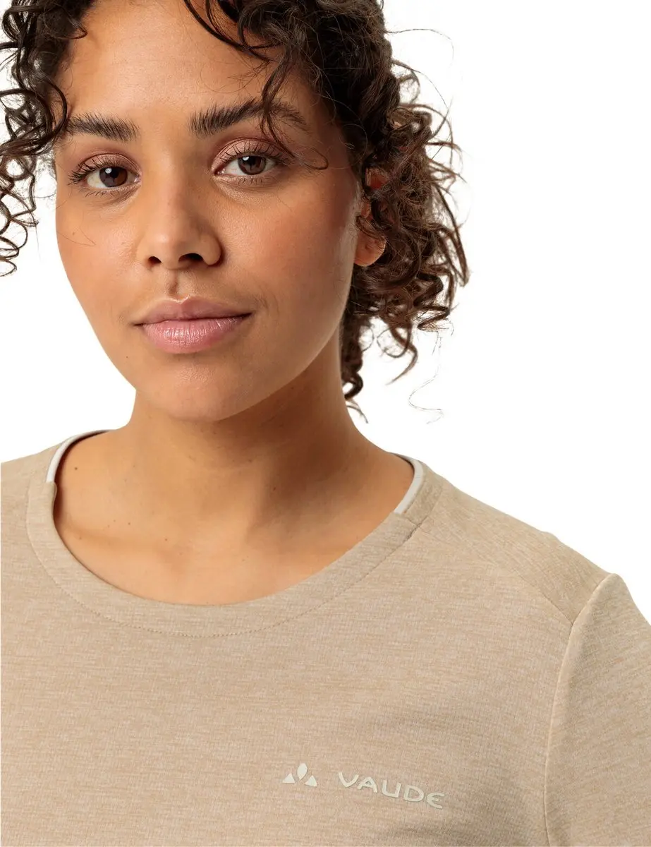 Vaude Essential Dames T-shirt Lange Mouwen - Linen - 34 - afbeelding 4 van 6