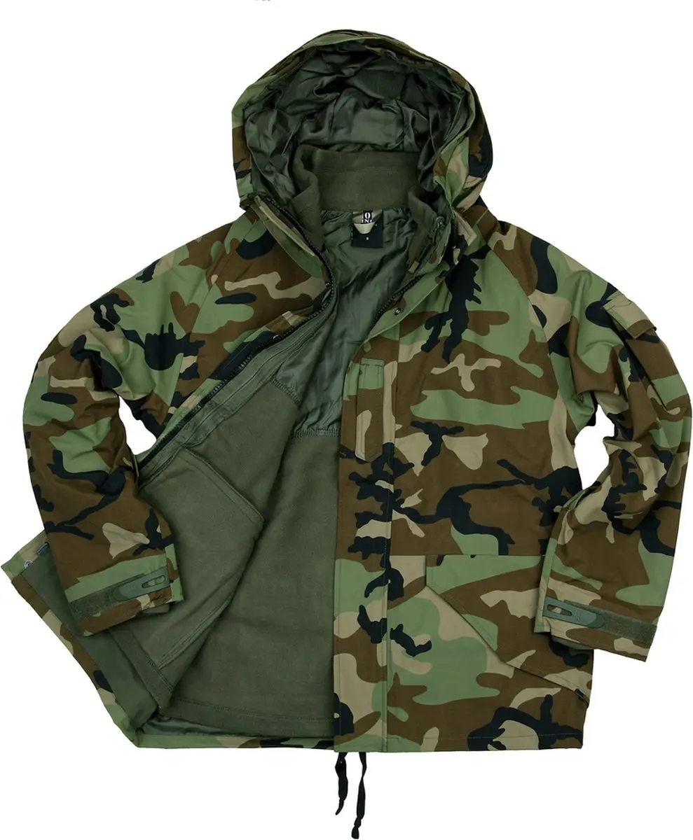 101inc Military Parka waterproof 3in1 USA Woodland - Maat L