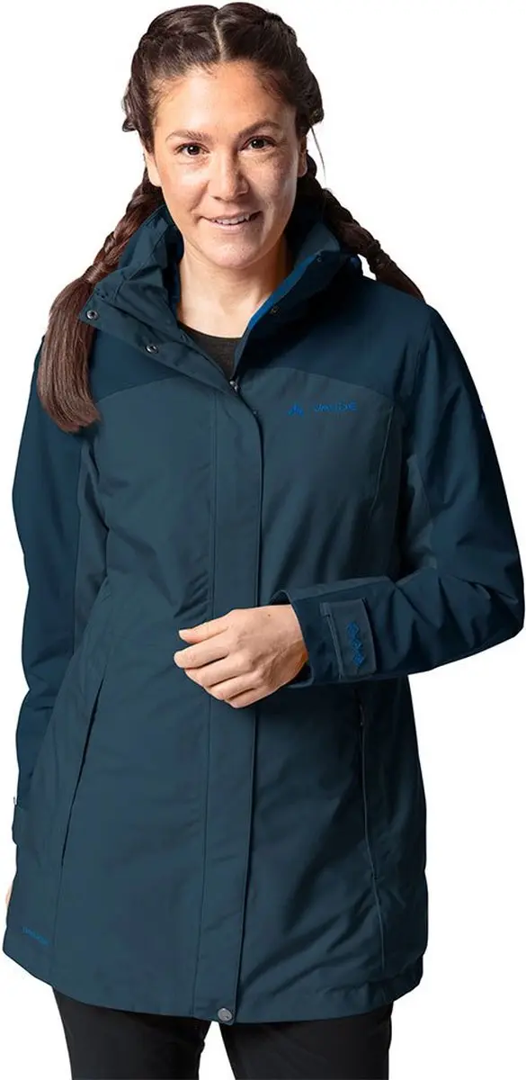 Vaude Women's Skomer Winter Parka II - Dark sea/blue - Wintersport - Jassen - 3-in1 Jassen