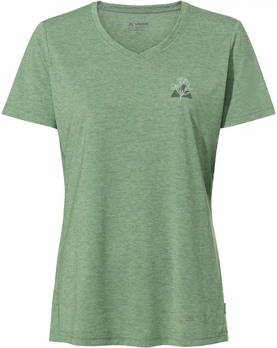 Vaude Skomer Print Iii T-shirt Met Korte Mouwen Groen 40 Vrouw
