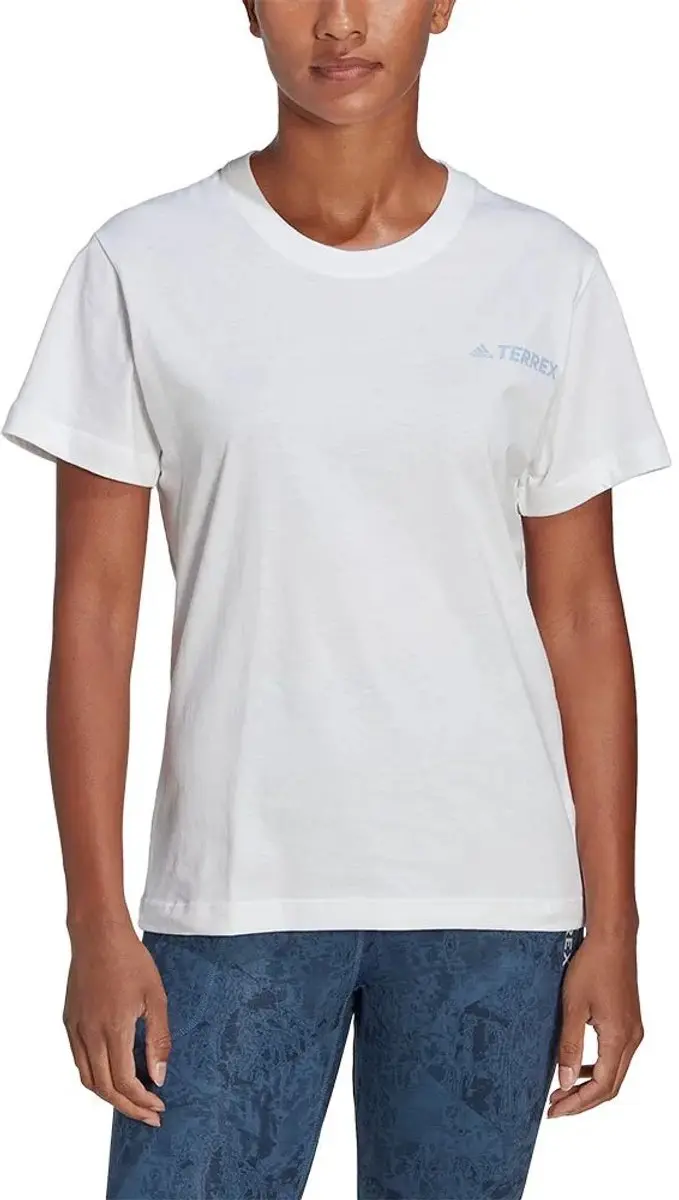 adidas Terrex Mountain Fun Graphic T-shirt - Wit - M - afbeelding 6 van 6