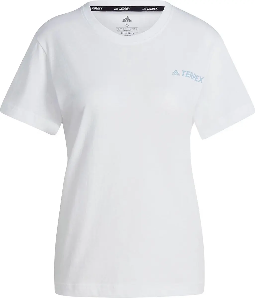 adidas Terrex Mountain Fun Graphic T-shirt - Wit - M - afbeelding 4 van 6