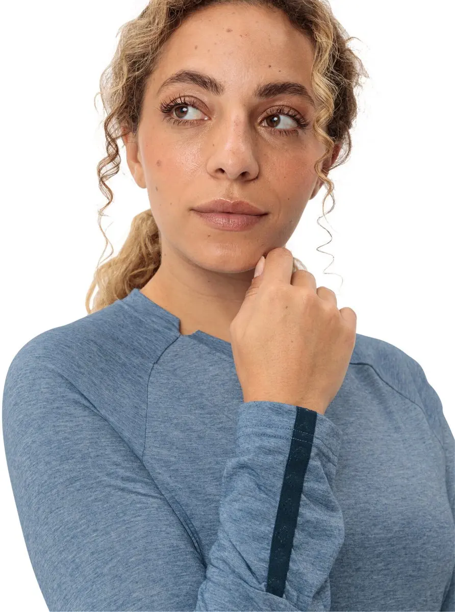 Vaude Skomer III Dames T-shirt Lange Mouwen - Shore Blue - afbeelding 3 van 6