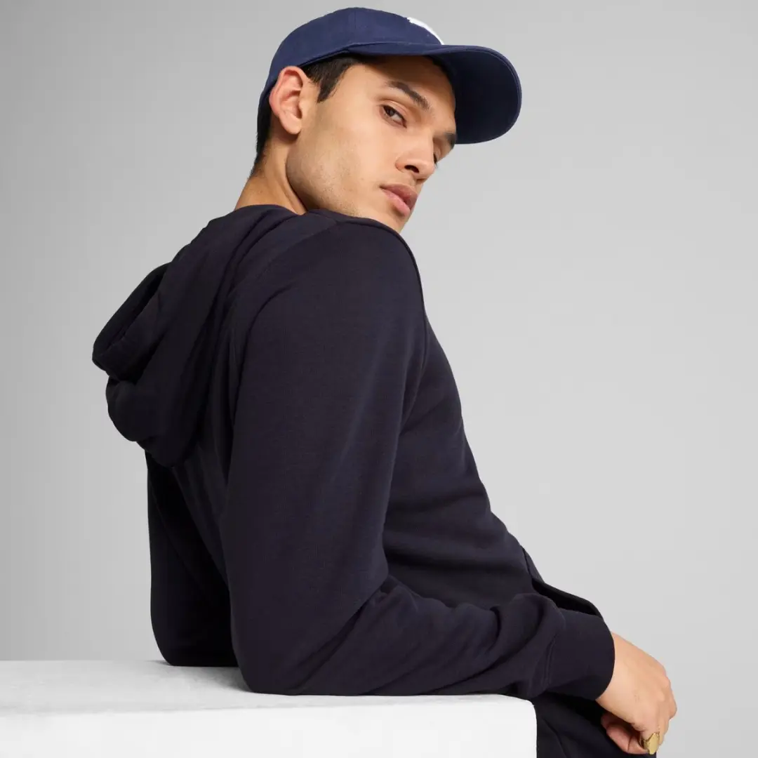 PUMA ESS No.1 Logo Hoodie TR Heren - Donkerblauw - S - afbeelding 4 van 6