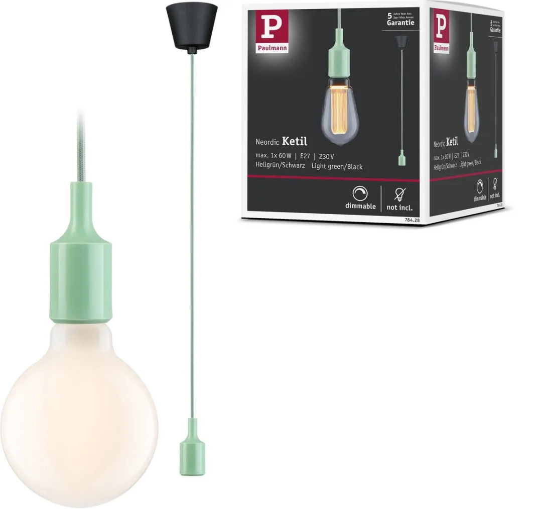 Paulmann Neordic Hanglamp Ketil E27 60W