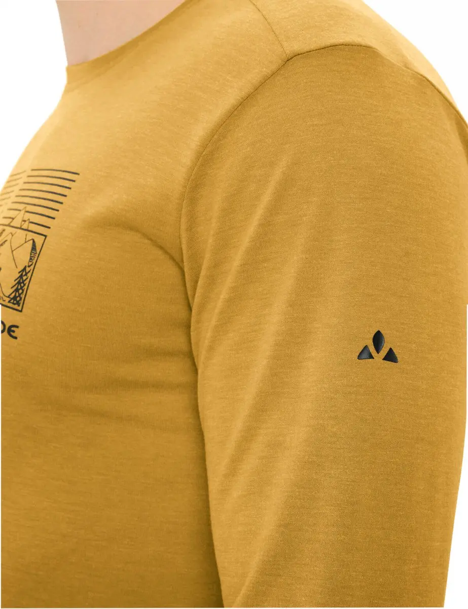 Vaude Rosemoor Ii T-shirt Met Lange Mouwen Geel 2XL Man - afbeelding 4 van 6