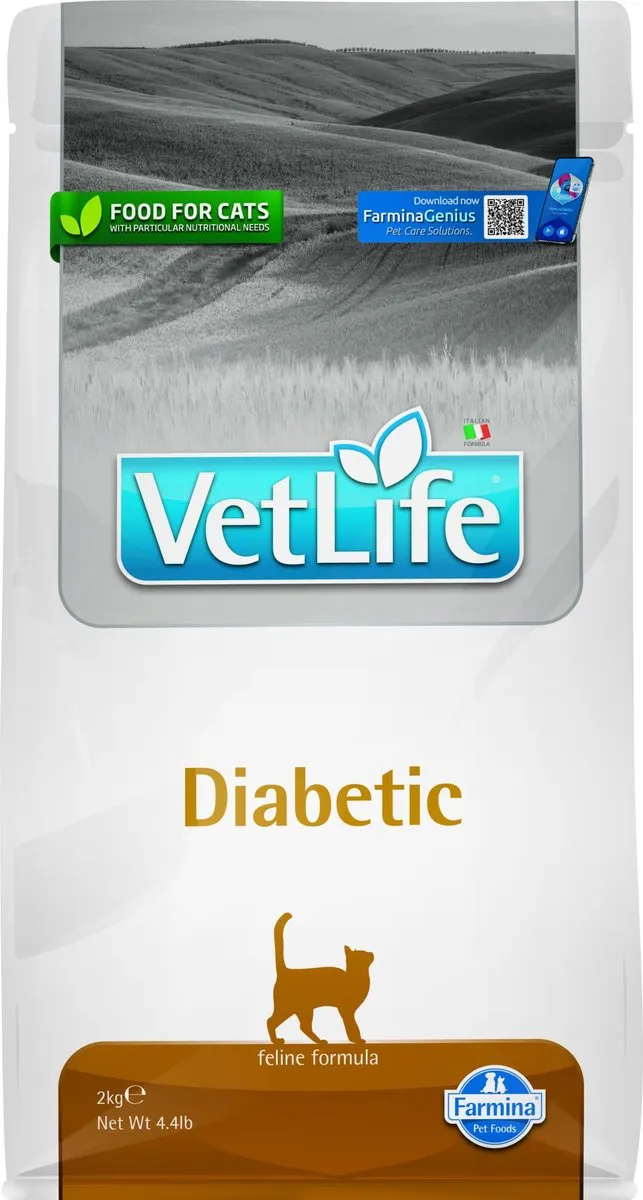 Farmina VetLife Diabetic Kattenvoer 2kg