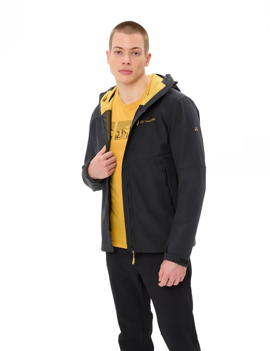 Vaude Roccia II Heren Softshelljack - Zwart - afbeelding 4 van 6