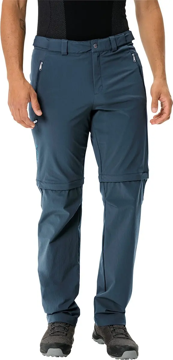 Vaude Farley Stretch III Converteerbare Broek - Blauw - afbeelding 5 van 6