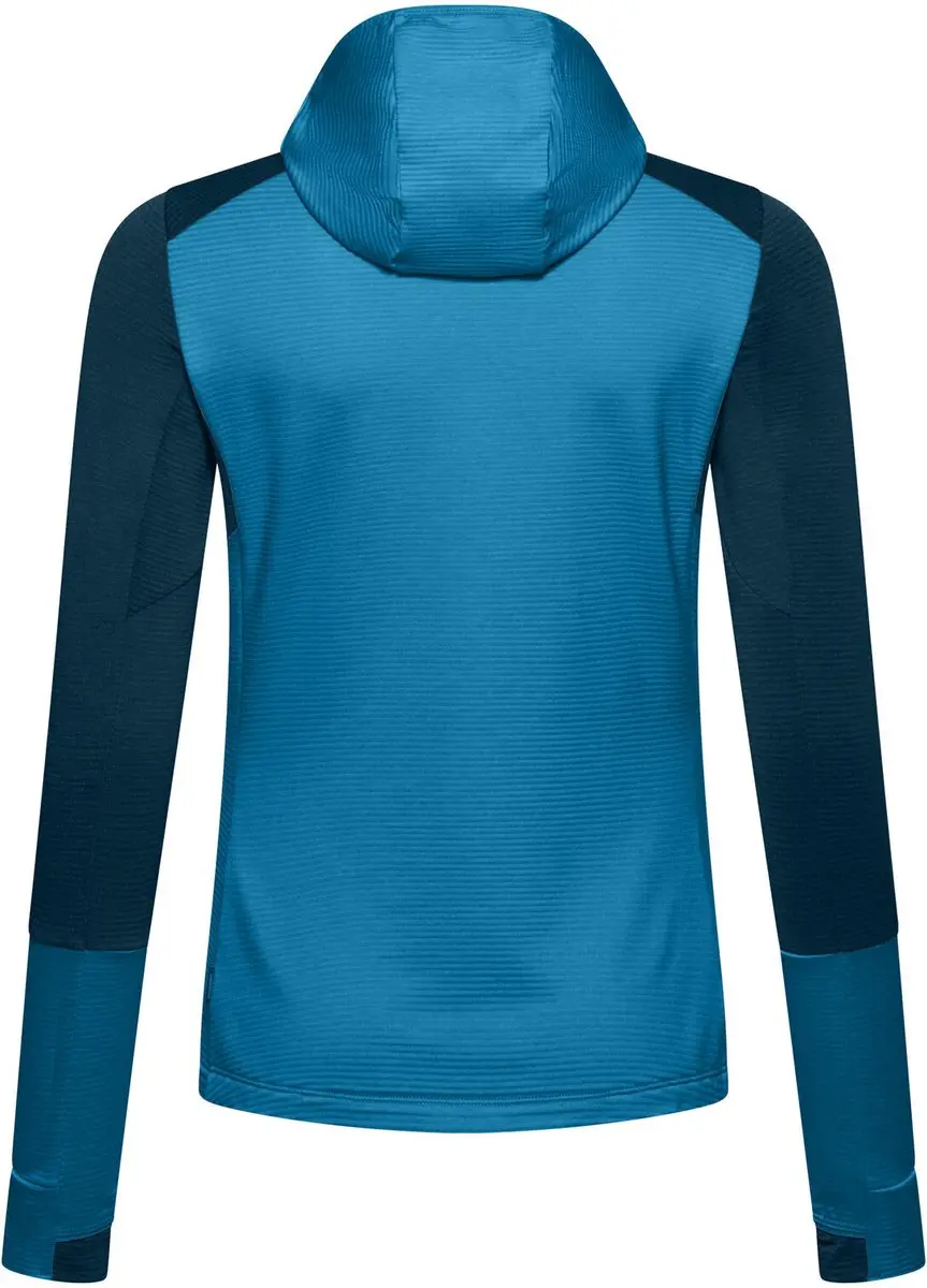Vaude Monviso Damesfleece Met Kap - Shore Blue - 40 - afbeelding 5 van 6