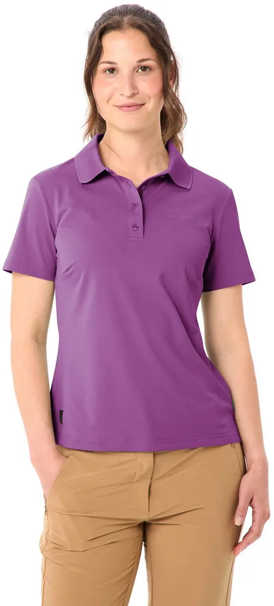 Vaude Essential Poloshirt Dames - Paars - 40 - afbeelding 6 van 6