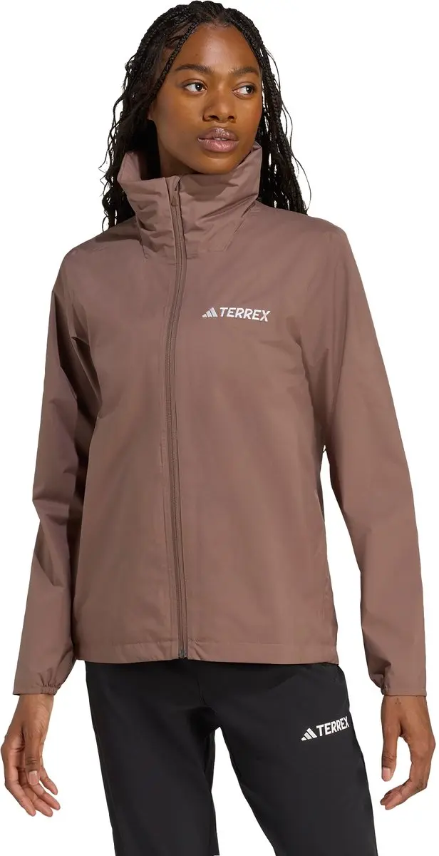 adidas TERREX Multi Essentials 2L Regenjack - Dames - Bruin
