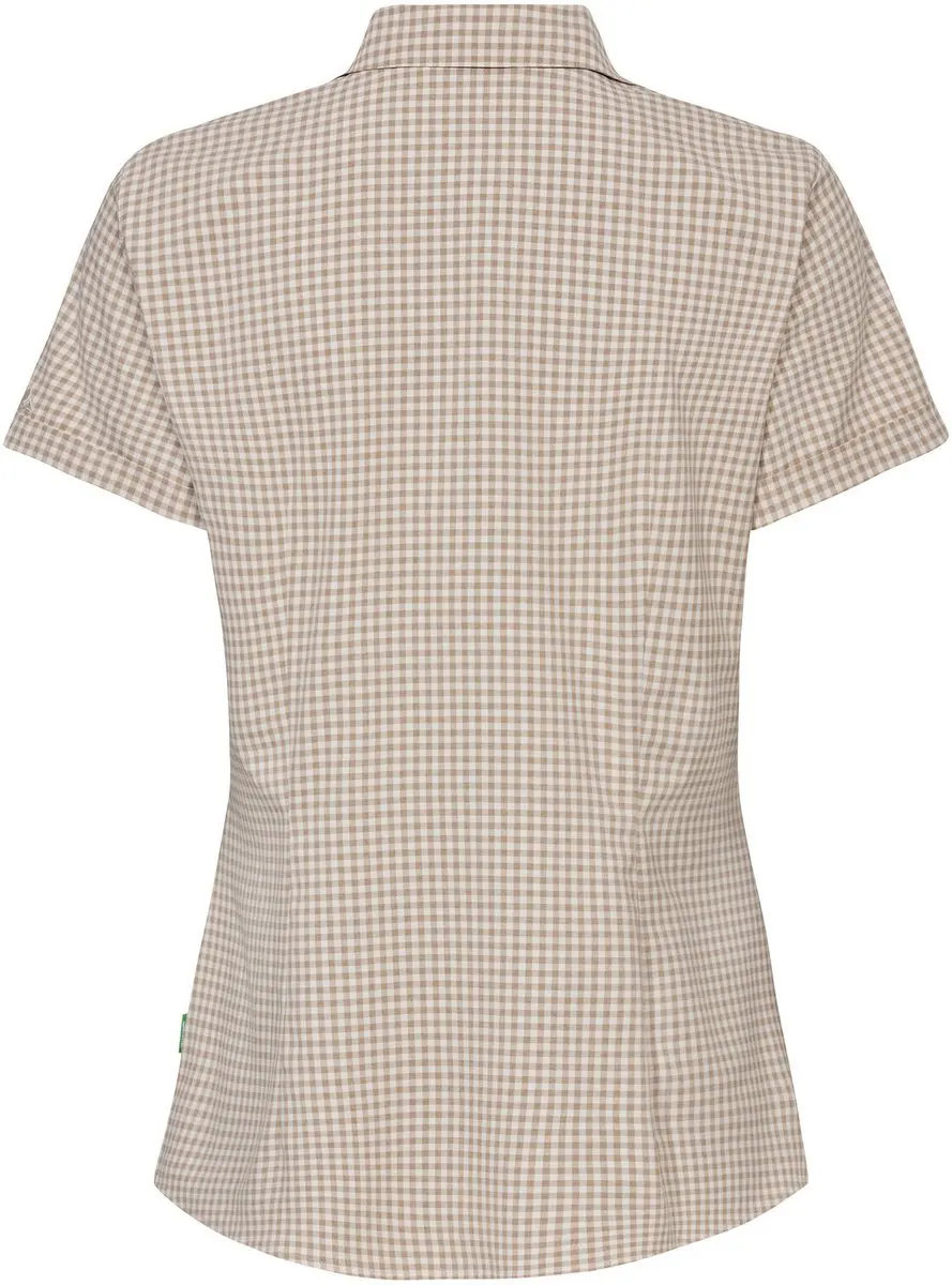 Vaude Seiland III Dameshemd Korte Mouwen - Beige 38 - afbeelding 2 van 6