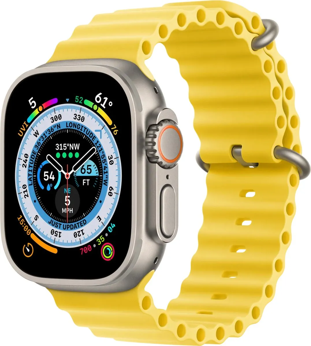 Apple Watch Ultra Verlengstuk 49mm - Geel