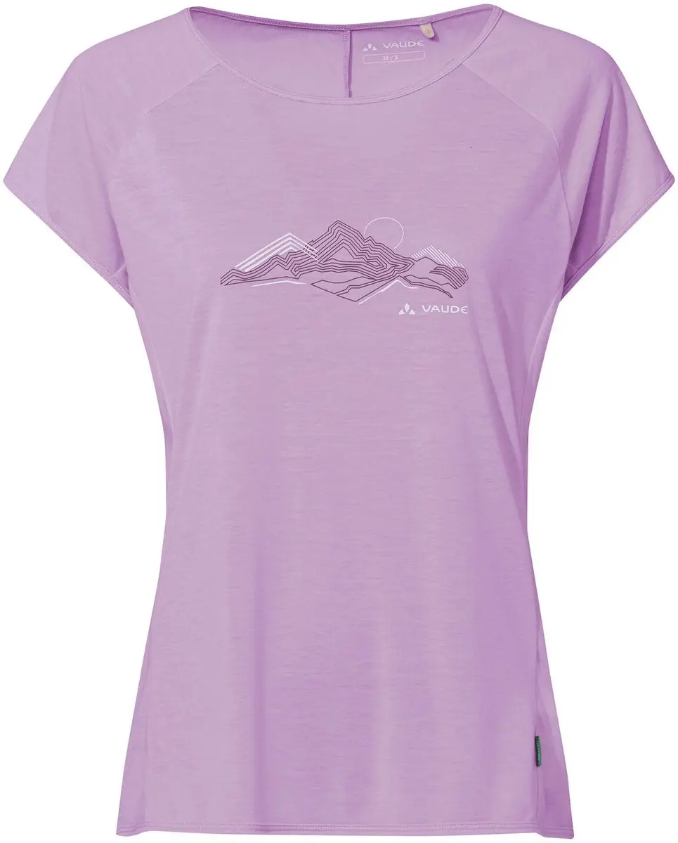 Vaude Tekoa Ii T-shirt Met Korte Mouwen Paars 44 Vrouw