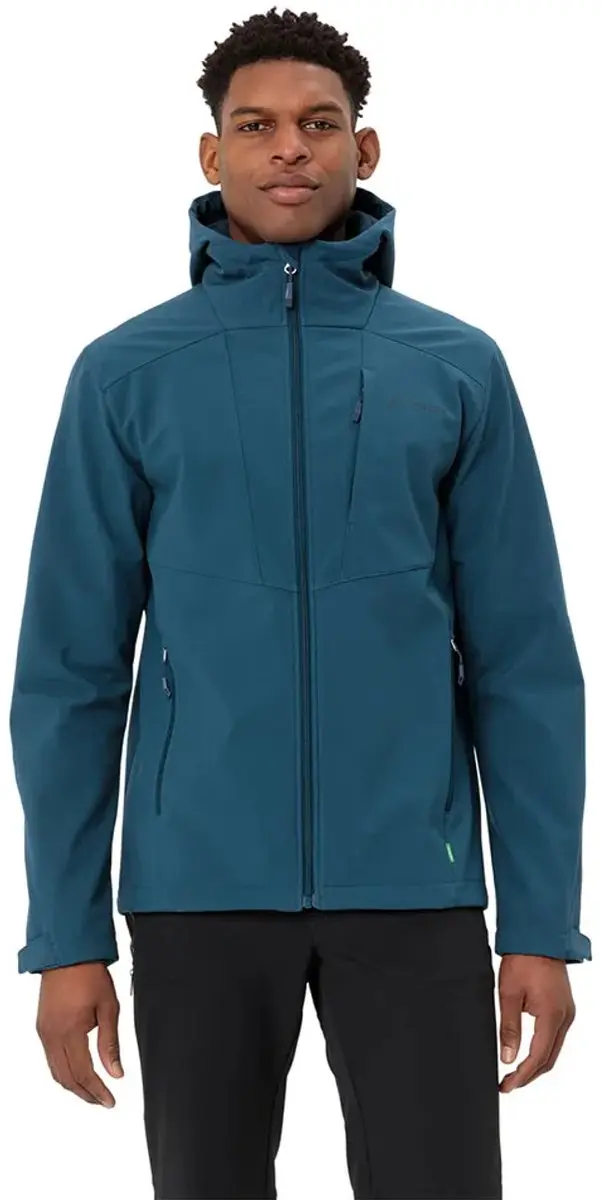 Vaude Cyclone Hooded Softshell Jas Heren - Baltic Sea - XL - afbeelding 6 van 6