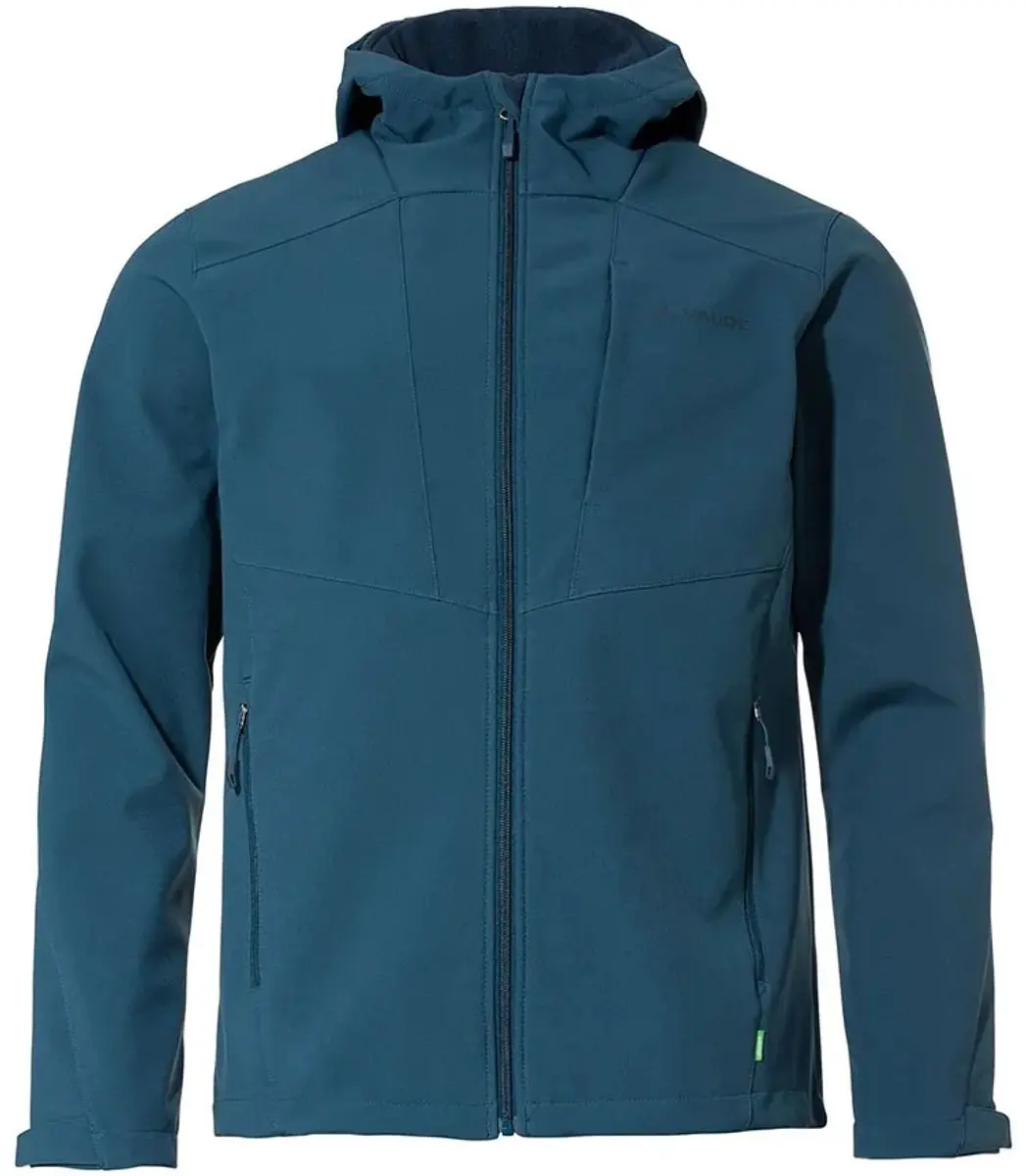 Vaude Cyclone Hooded Softshell Jas Heren - Baltic Sea - XL - afbeelding 5 van 6