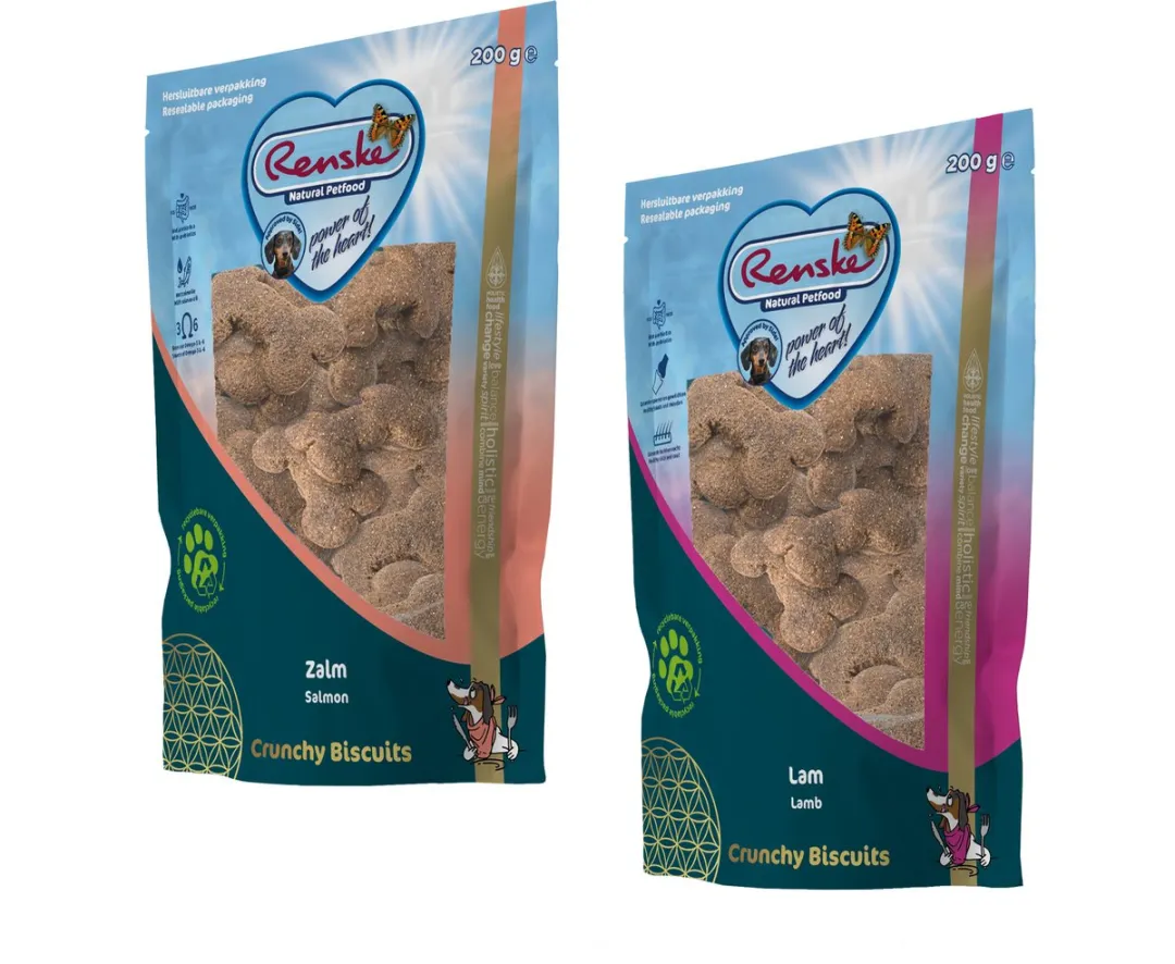 Renske Gezonde Beloning Crunchy Hondensnack Zalm 200g