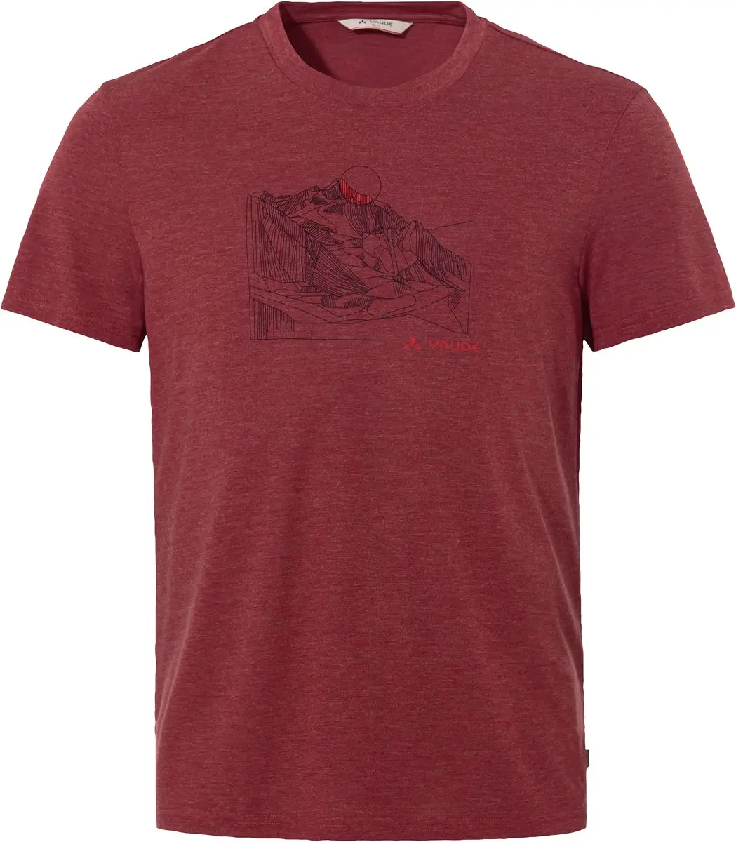 Vaude Men's Tekoa T-shirt III - T-shirt - Heren - Rood - Maat L
