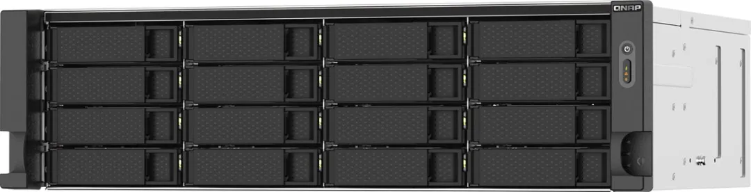 QNAP TS-1673AU-RP-16G NAS - 16Bays - AMD Ryzen V1500B - Zwart/Grijs