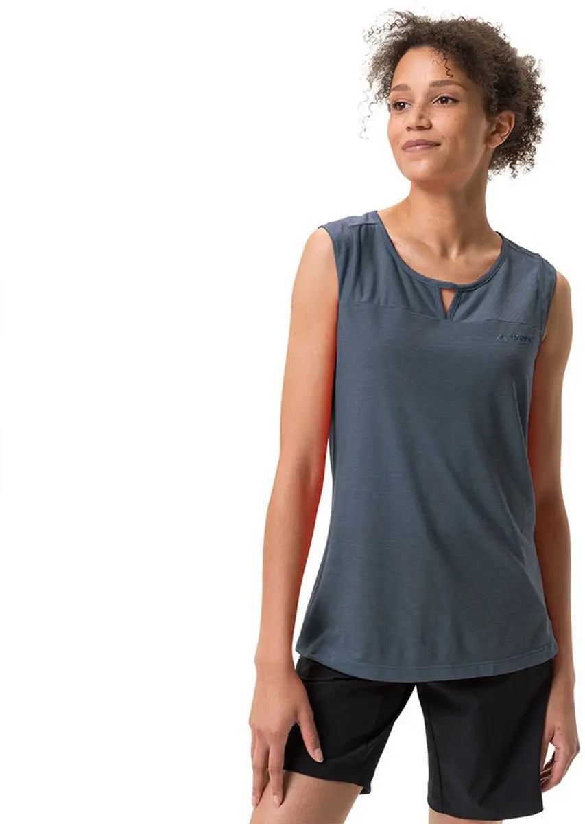 VAUDE Skomer Dames Mouwloos T-shirt