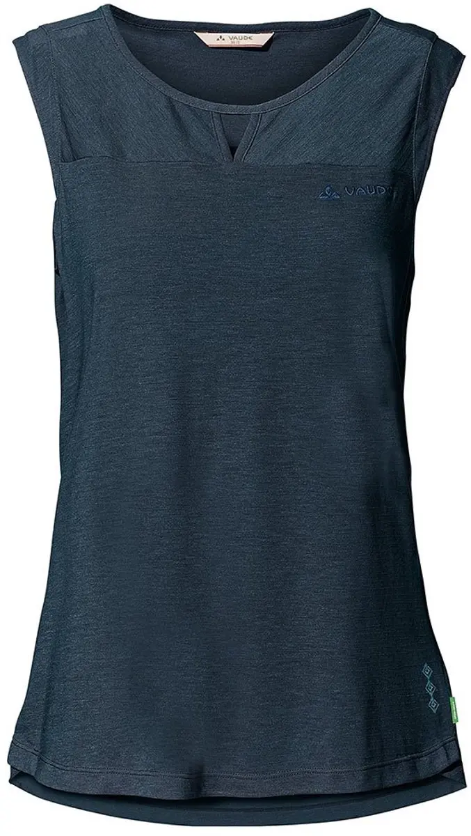 VAUDE Skomer Dames Mouwloos T-shirt - Dark Sea - afbeelding 4 van 6