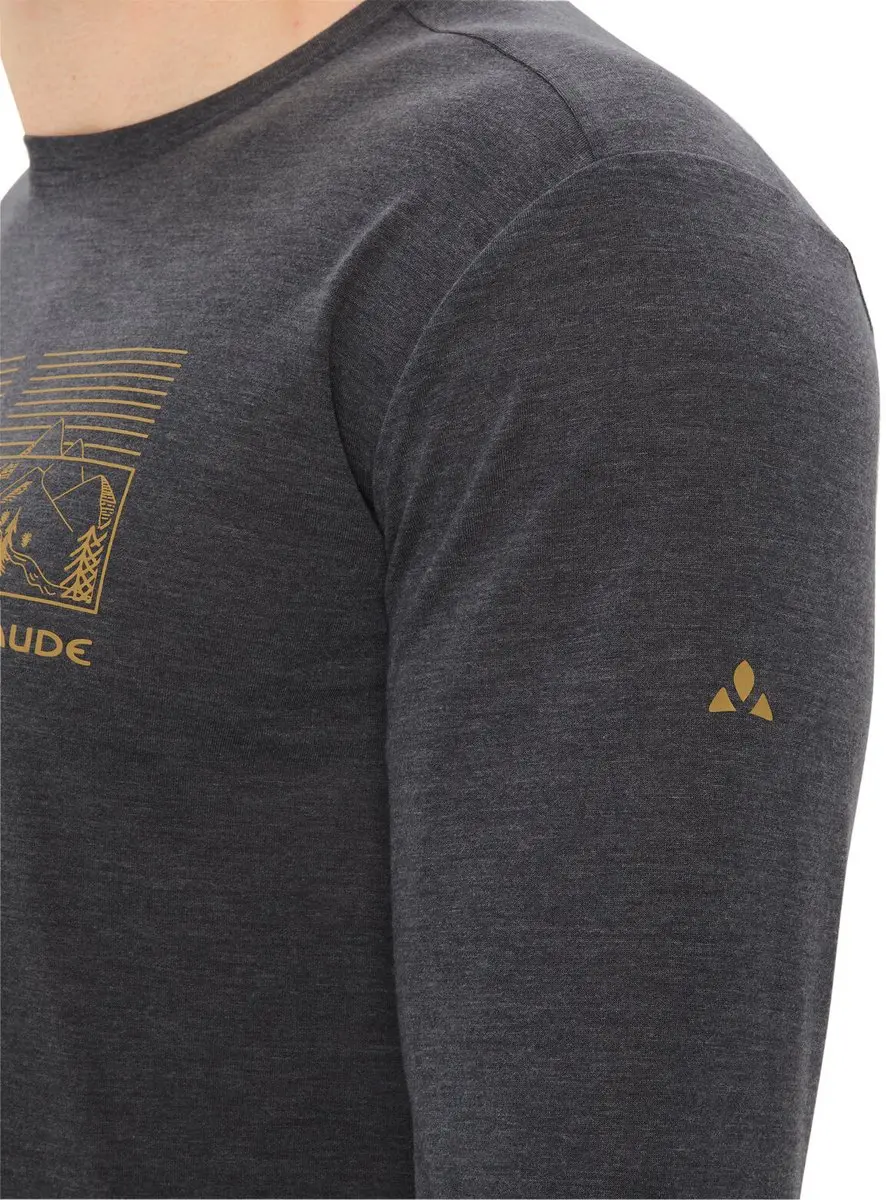 Vaude Rosemoor Ii T-shirt Met Lange Mouwen Grijs 2XL Man - afbeelding 3 van 6