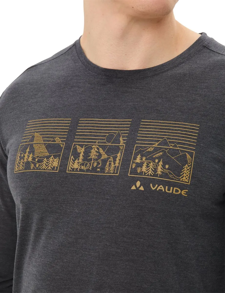 Vaude Rosemoor Ii T-shirt Met Lange Mouwen Grijs 2XL Man - afbeelding 4 van 6