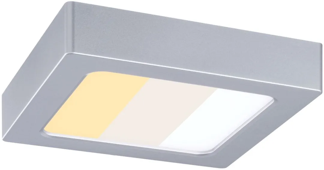 Paulmann LED-paneel Abia 2 White Select Schemergestuurd 9,5W 1100lm - Chroom mat