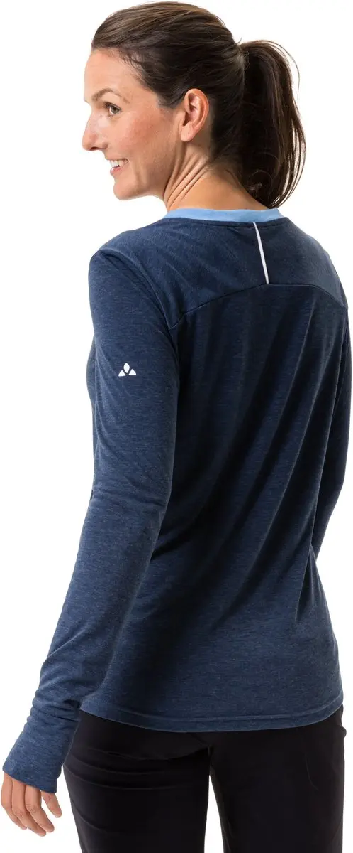 Vaude Dames T-shirt met Lange Mouwen - Dark Sea - afbeelding 5 van 6