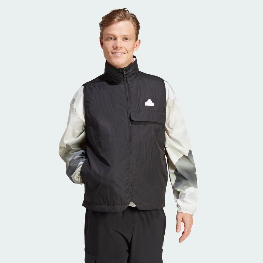 adidas City Escape Utility Bodywarmer - Zwart - M - afbeelding 4 van 6