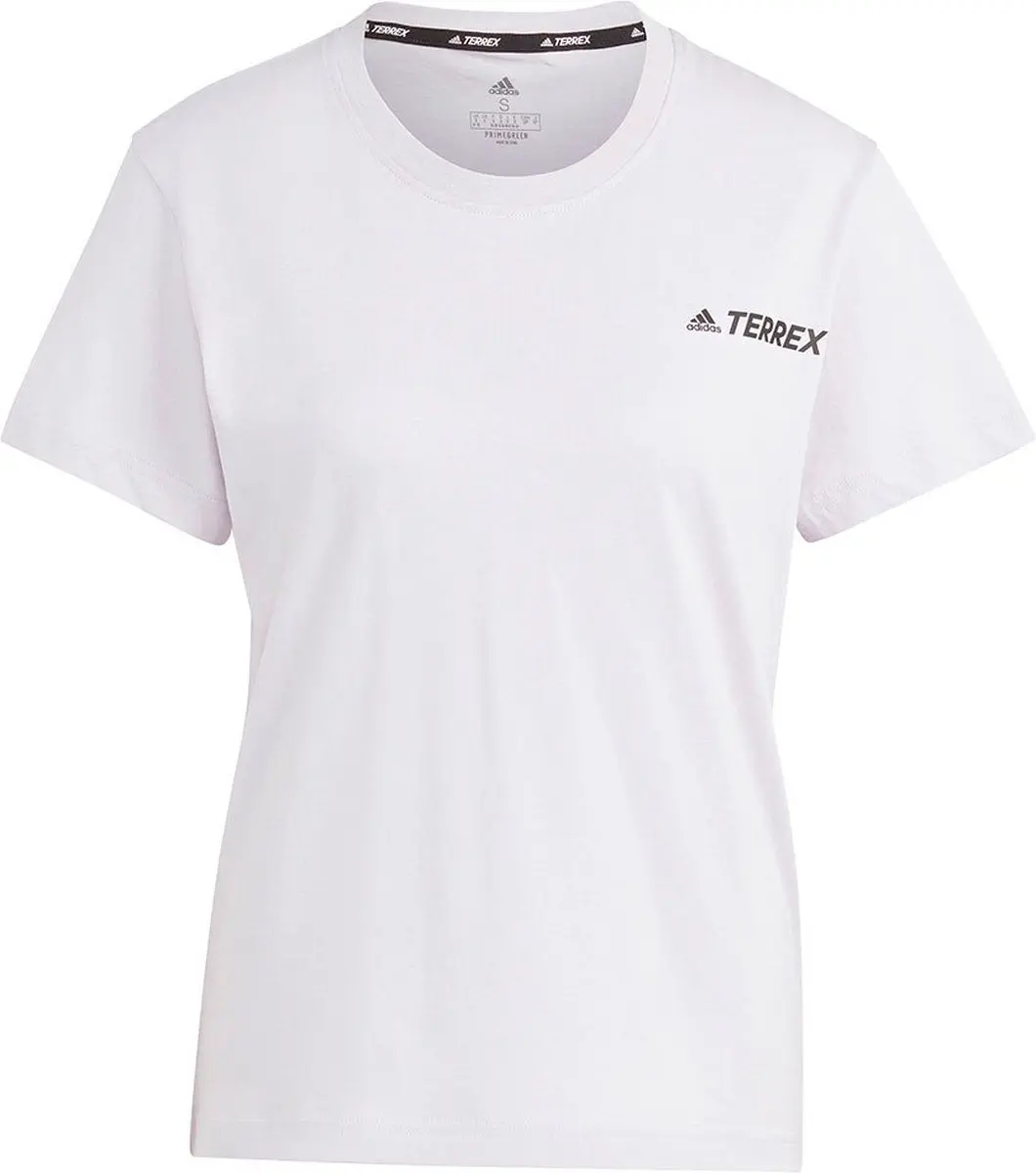 adidas Terrex Mountain Fun Dames T-shirt - Silver Dawn - M - afbeelding 4 van 6