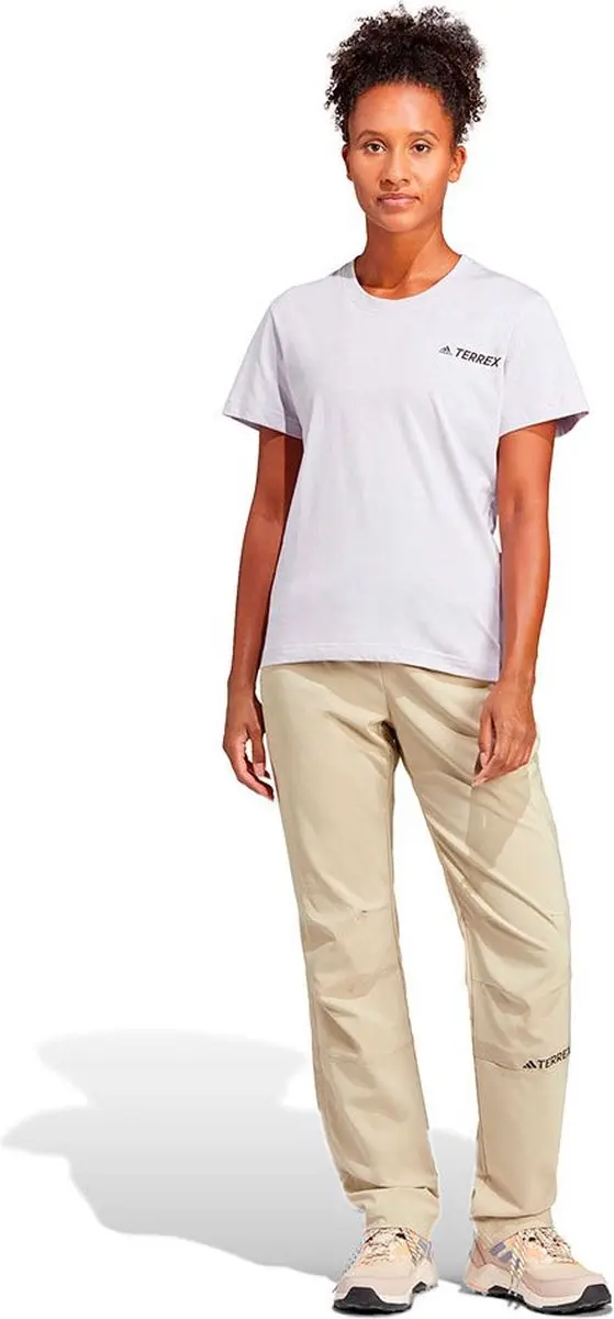 adidas Terrex Mountain Fun Dames T-shirt - Silver Dawn - M - afbeelding 5 van 6