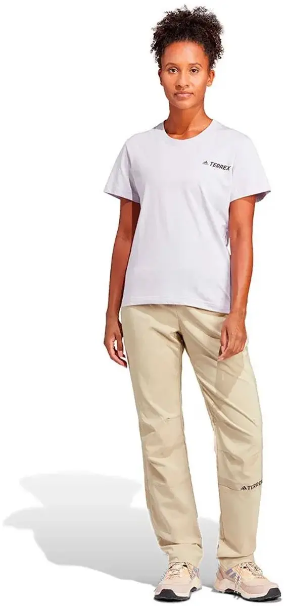 adidas Terrex Mountain Fun Dames T-shirt - Silver Dawn - M - afbeelding 6 van 6