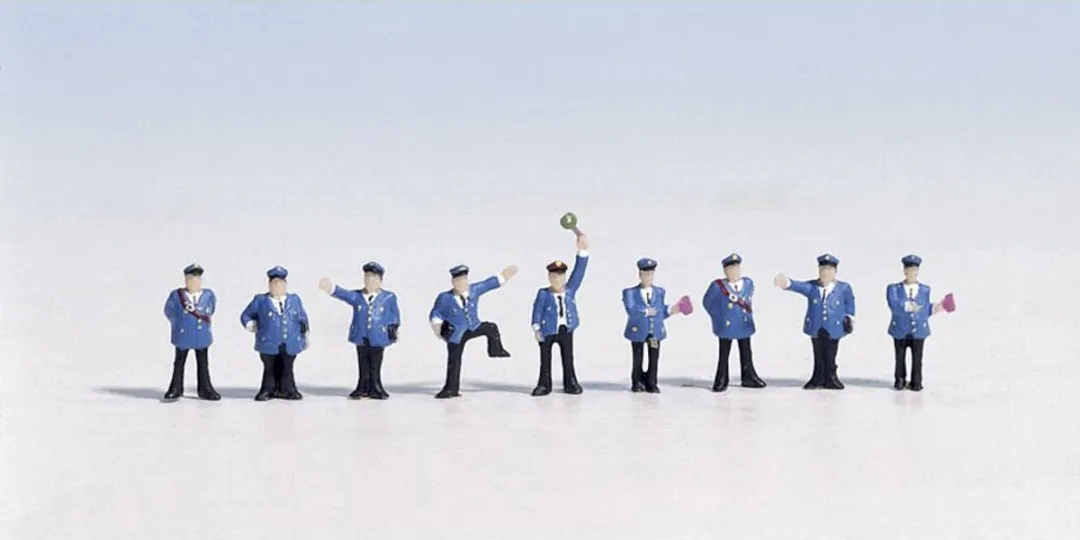 Noch Conducteurs H0 Modelbouwfiguur - Blauw/Zwart