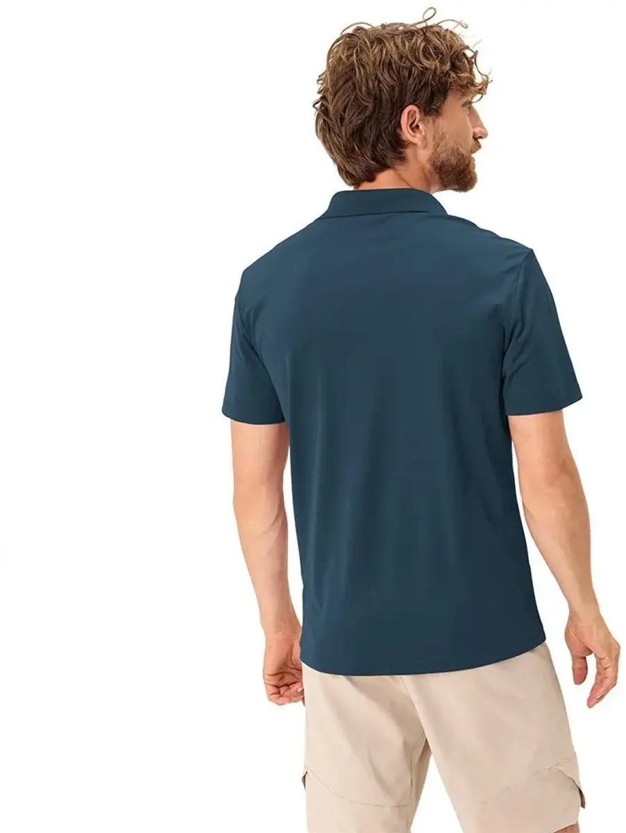 Vaude Essential Polo Heren - Blauw - Maat XL - afbeelding 5 van 6