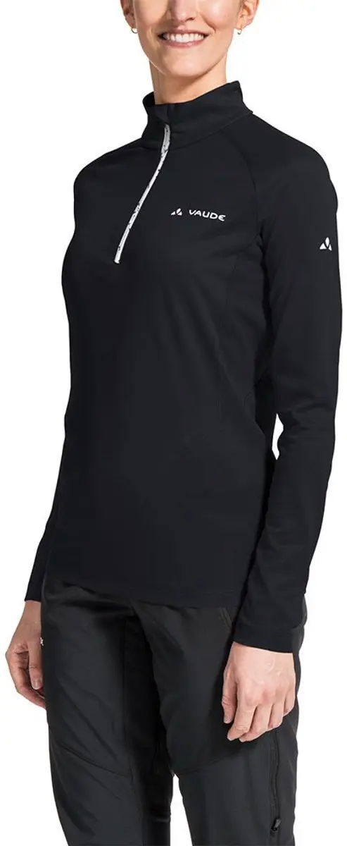 Vaude Larice Lighii T-shirt Met Lange Mouwen Zwart 42 Vrouw