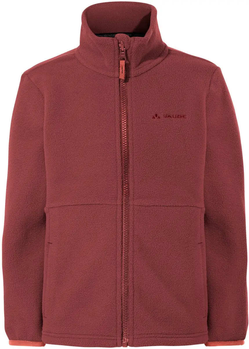 VAUDE Pulex II Babyfleece met Volledige Rits - Rood - 104