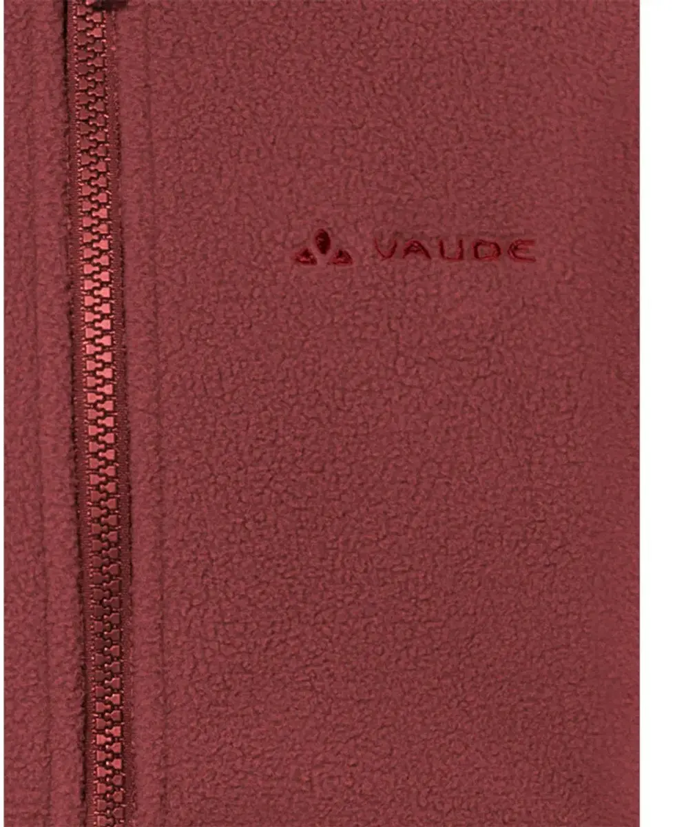 VAUDE Pulex II Babyfleece met Volledige Rits - Rood - 104 - afbeelding 5 van 6