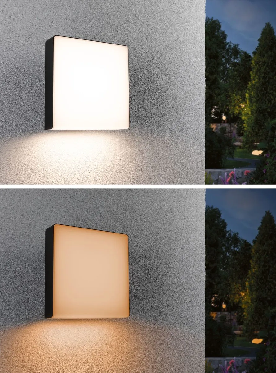 Paulmann LED Wandarmatuur Azalena Zigbee 8,5W 700lm - Antraciet
