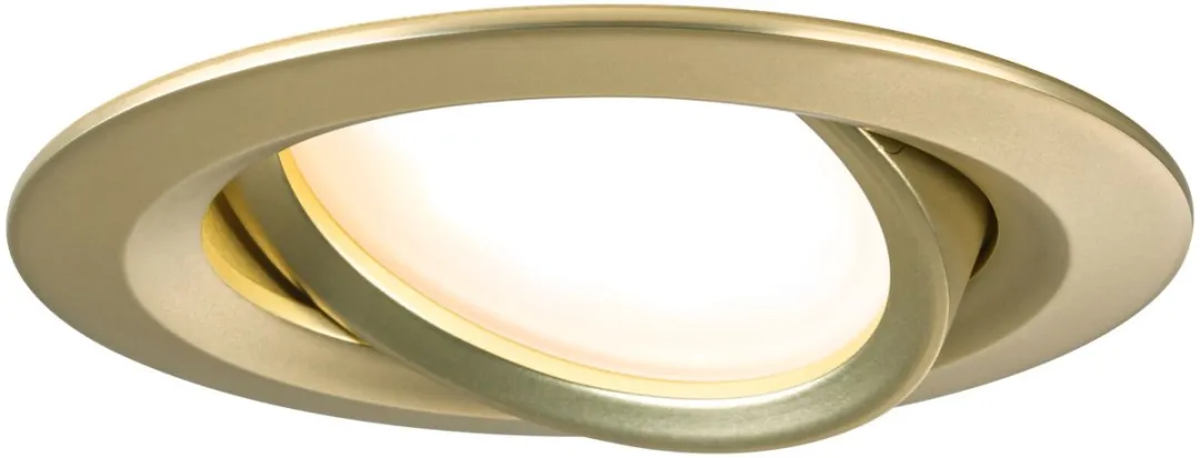 Paulmann LED-inbouwlamp Nova Coin Basisset 3x6W 470lm - 2700K Goud mat