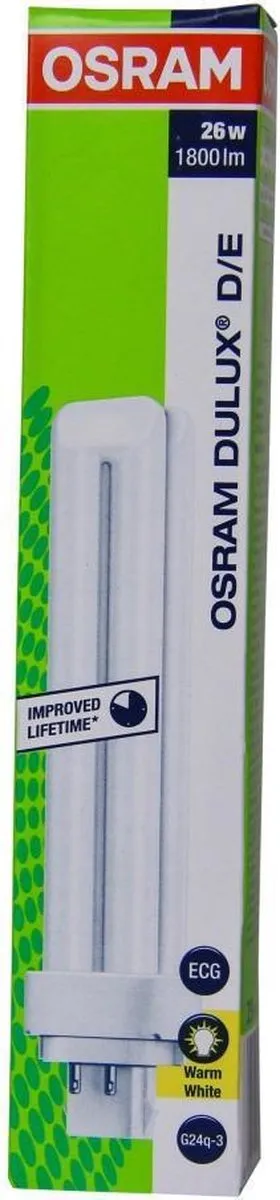 Osram Spaarlamp G24Q-3 26W Warmwit - 1 Stuk