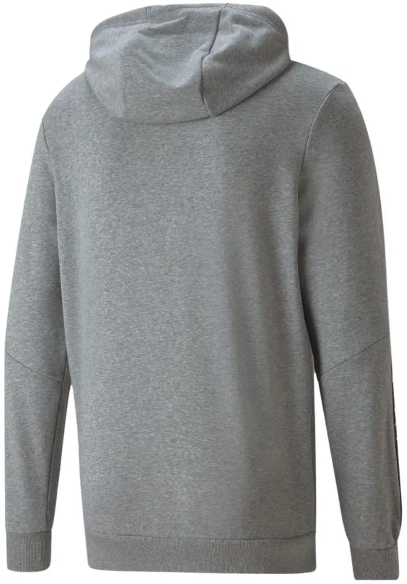 PUMA ESS+ Tape Full-Zip Hoodie TR Heren - Grijs - S - afbeelding 4 van 5