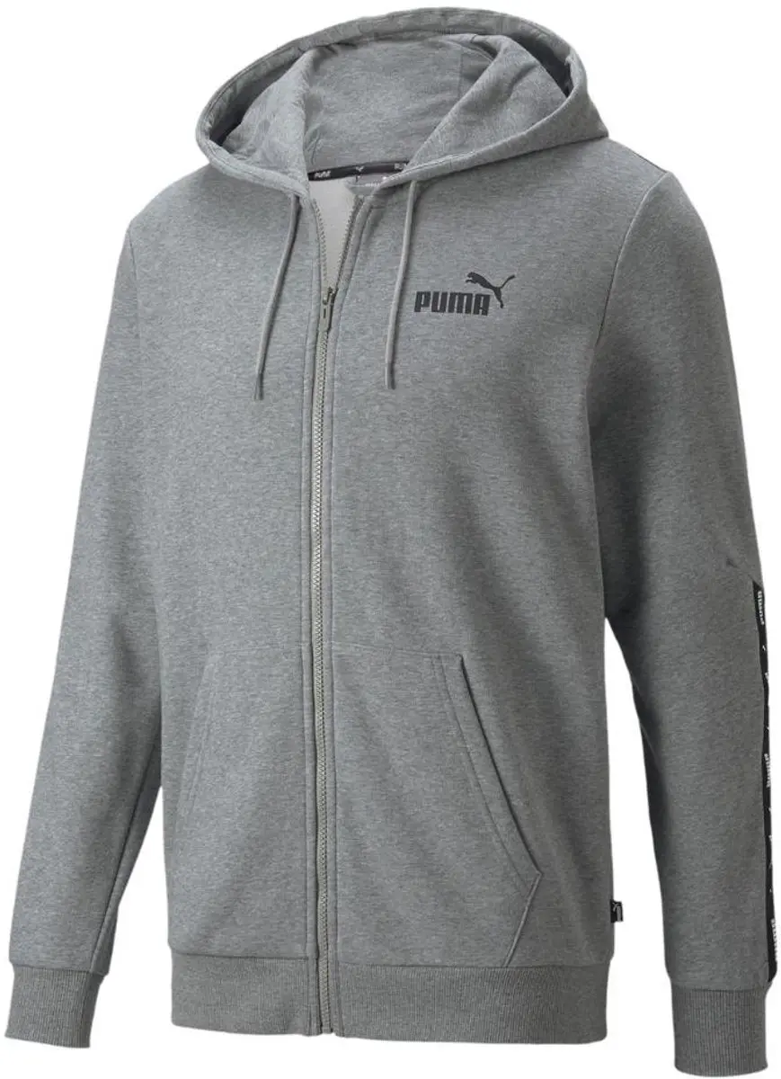 PUMA ESS+ Tape Full-Zip Hoodie TR Heren