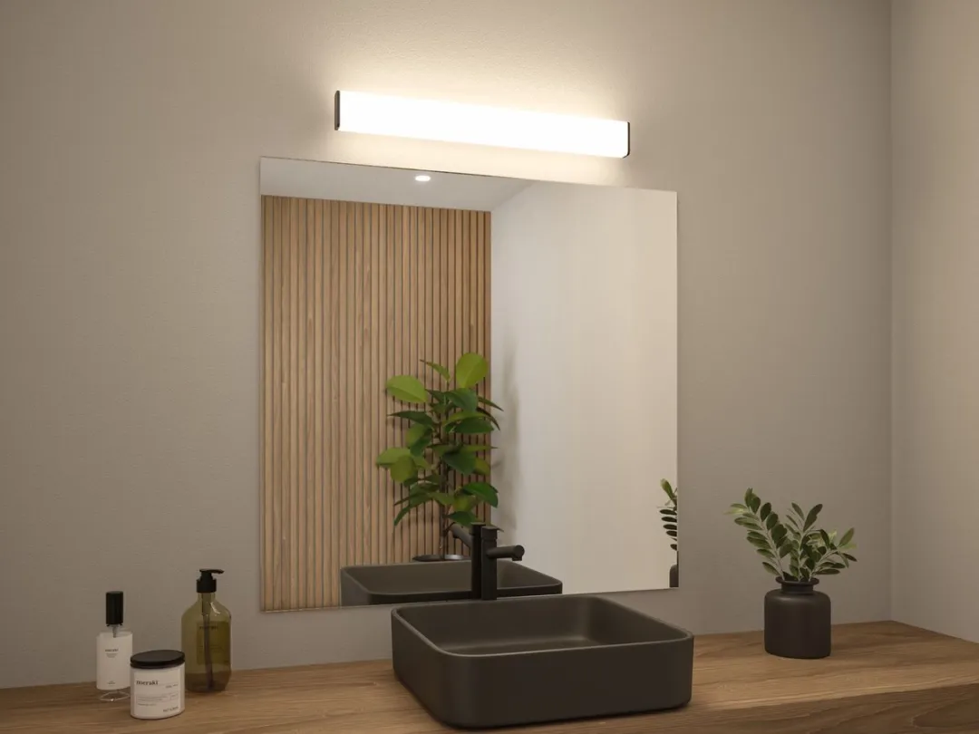 Paulmann Selection Bathroom LED-wandlamp Nembus IP44 - 11,2W 3000K Zwart