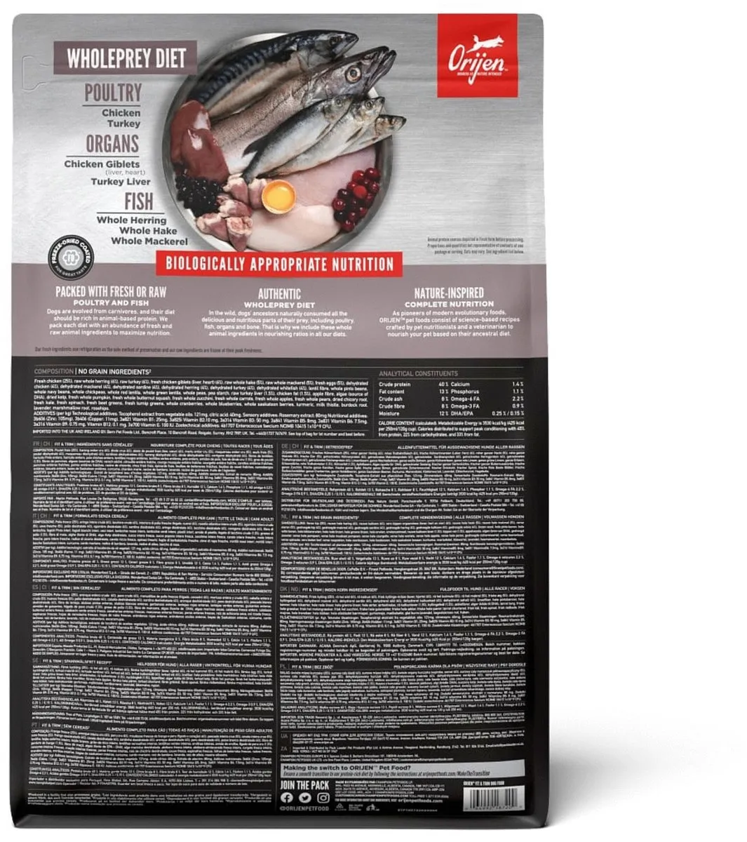 Orijen Dog Whole Prey Fit & Trim Hondenvoer 2kg