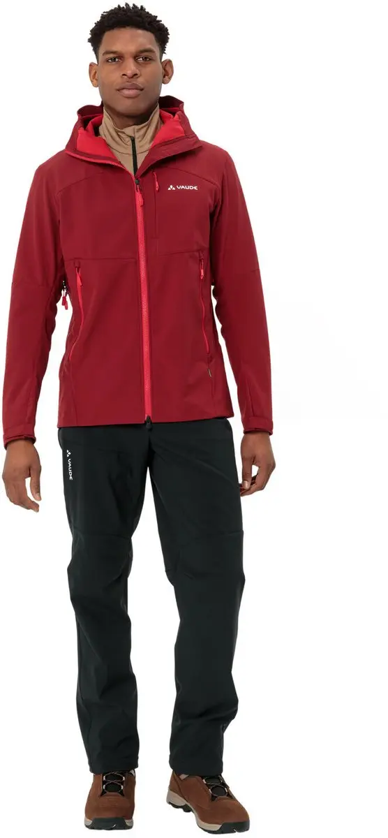 Vaude Roccia II Softshelljack Heren - Rood - S - afbeelding 4 van 6