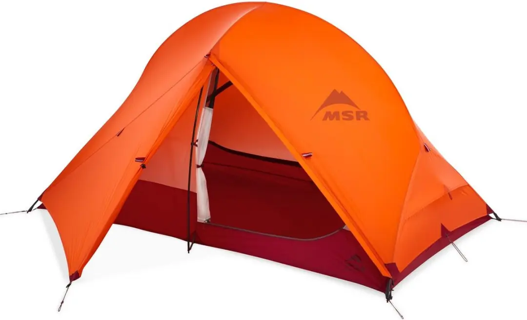 MSR Access 2 Trekkerstent - 2 Personen - Oranje - afbeelding 2 van 3